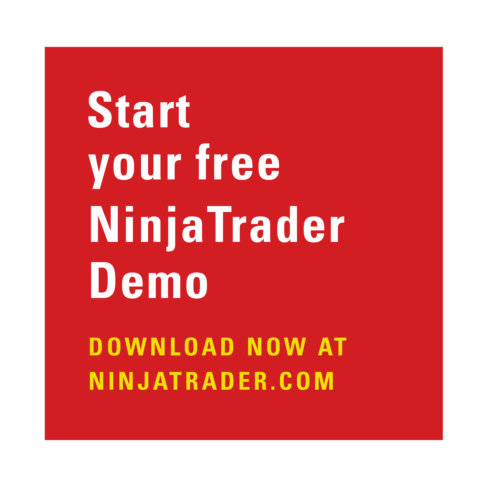 Trade Show Booth Poster — for NinjaTrader LLC — © Jane Rubin 2006 to 2023